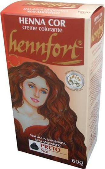 Imagem de Henna Hennfort Em Creme 60G - Preto