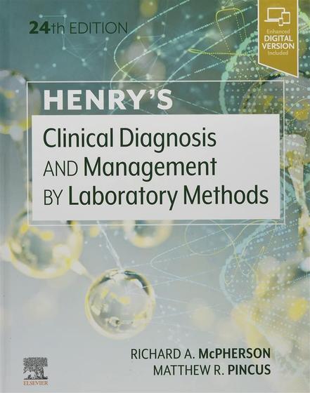 Imagem de HENRY S CLINICAL DIAGNOSIS AND MANAGEMENT BY LABORATORY METHODS -  