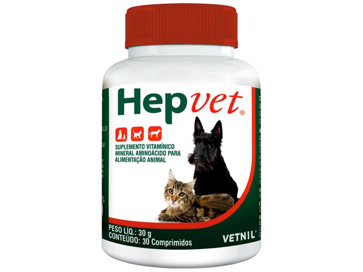 Imagem de Hepvet 30 Comprimidos - Vetnil
