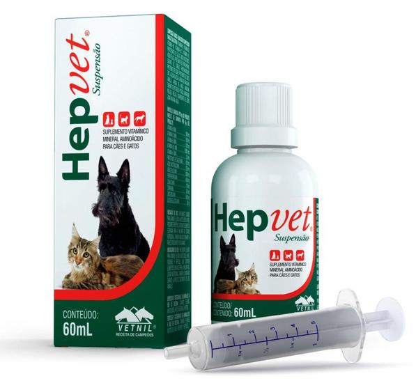 Imagem de Hepvet Suspensão 60mL - Vetnil