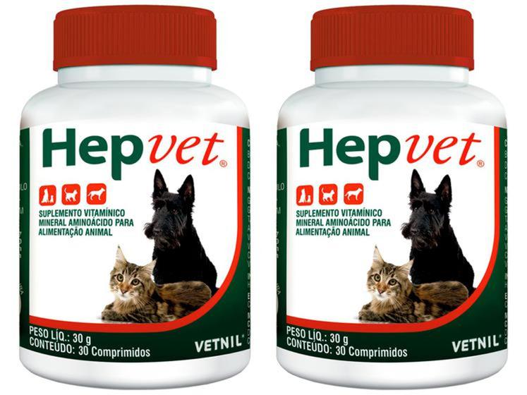 Imagem de Hepvet vitamina Vetnil Combo 2 unidades- 30 Comprimidos