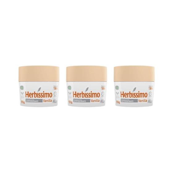 Imagem de Herbissimo Creme 55G Vanilla - Kit Com 3Un