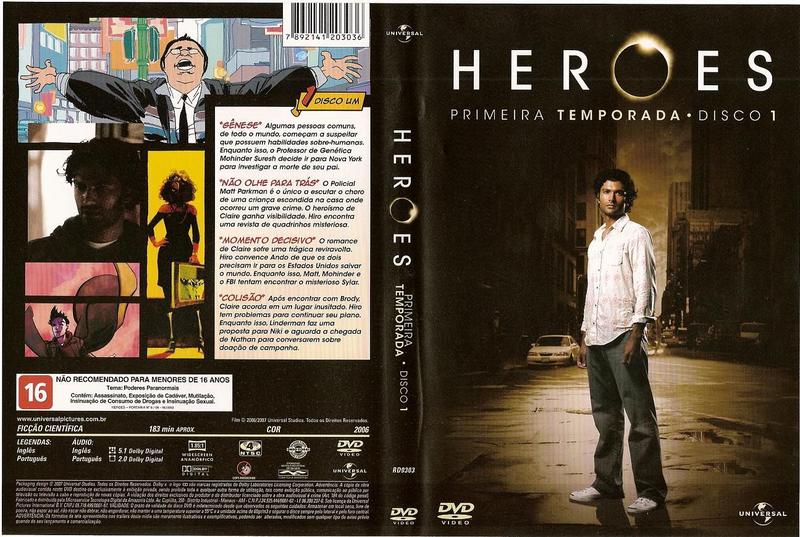 Imagem de heroes 1-temporada completa (6 dvds) dvd original lacrado