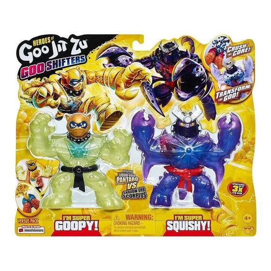 Imagem de Heroes Of Goo Jit Zu Pack Com 2 Scorpius e Pantaro 3362 - Sunny