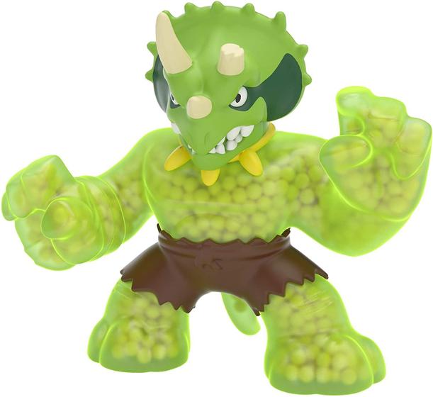 Imagem de Heróis de Goo Jit Zu Dino Power, Action Figure - Tritops The Triceratops