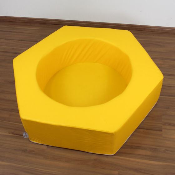 Imagem de Hexágono Espumado Piscina  1m x 86cm x 25cm  Peça Modular Avulsa