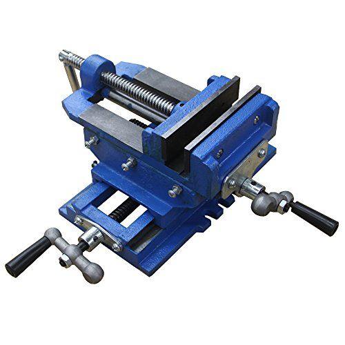 Imagem de HFS(R) 3" Cross Slide Vise Drill Press Metal Fresing 2 Way X-Y Heavy Duty Clamp Machine