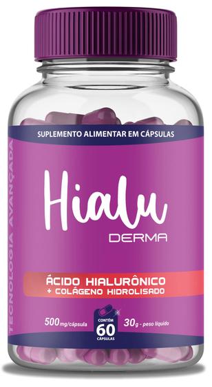 Imagem de Hialu Derma Ácido Hialurônico + Colágeno Hidrolisado 1 Pote