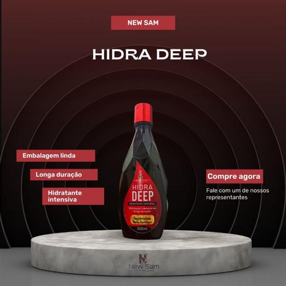 Imagem de Hidra Deep Hidratante Corporal New Sam Profissional - 500ml
