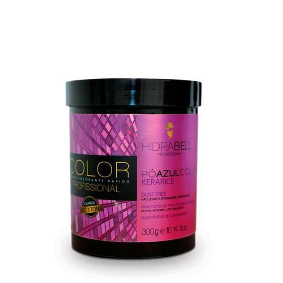 Imagem de Hidrabell Color Po Descolorante Azul com Kerarice 300gr