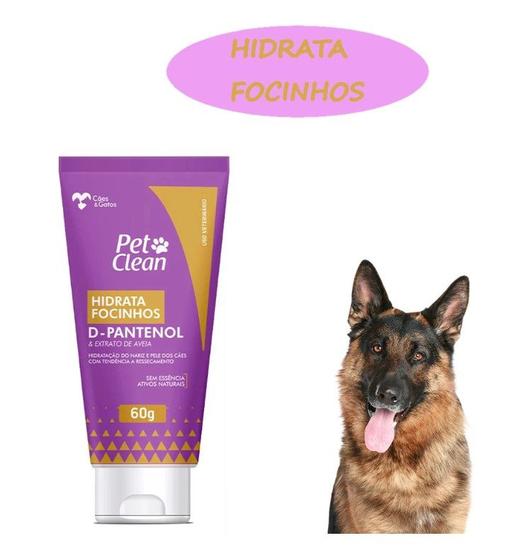 Imagem de Hidrata focinhos pet clean para cães adulto e filhotes 60g