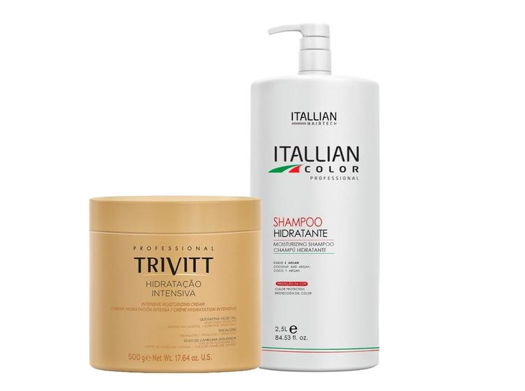 Imagem de Hidratação Intensiva 500g + Shampoo Lavatório 2,5L  Trivitt