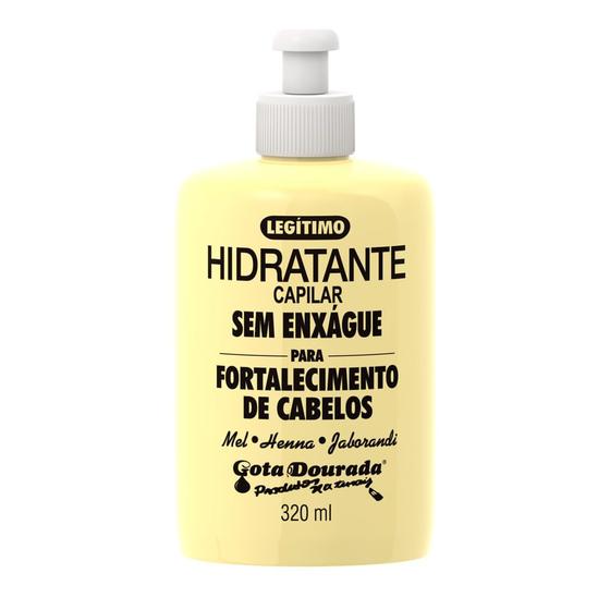 Imagem de Hidratante Capilar Gota Dourada Sem Enxágue para o Fortalecimento de Cabelos 320ml