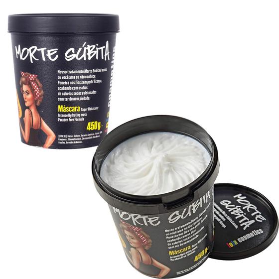 Hidratante Capilar Mascara Morte Subita Lola Cosmetics 450g para Cabelos Secos e Danificados - Lola Menor preço em Hidratante Capilar Mascara Morte Subita Lola Cosmetics 450g para Cabelos Secos e Danificados - Lola