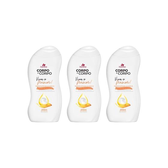 Imagem de Hidratante Corp Davene Corpo a Corpo 200ml Fresc-Kit C/3un