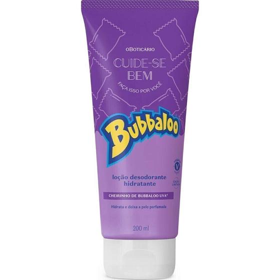 Imagem de Hidratante corporal cuide-se bem bubbaloo uva 200ml