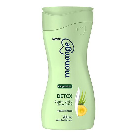 Imagem de Hidratante Corporal Detox Capim-Limão e Gengibre 200ml Monange