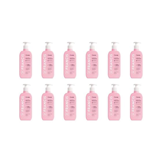 Imagem de Hidratante Corporal Francis 400ml Rosa - Kit C/ 12un