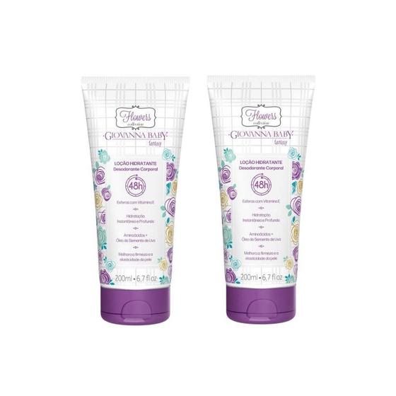 Imagem de Hidratante Corporal Giovanna Baby 200Ml Fantasy - Kit 2Un