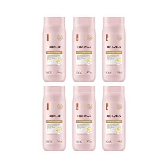 Imagem de Hidratante Corporal Hidramais 200Ml Colageno Vit E-Kit C/6Un