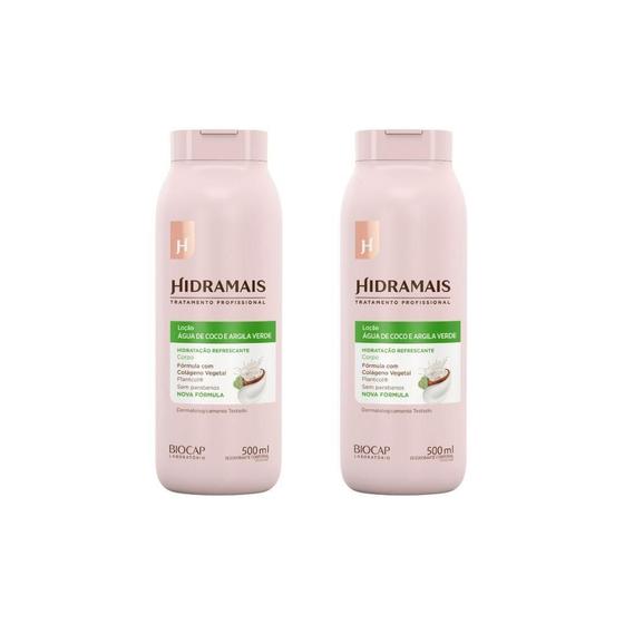 Imagem de Hidratante Corporal Hidramais 500Ml Coco E Arg Ver-Kit C/2Un