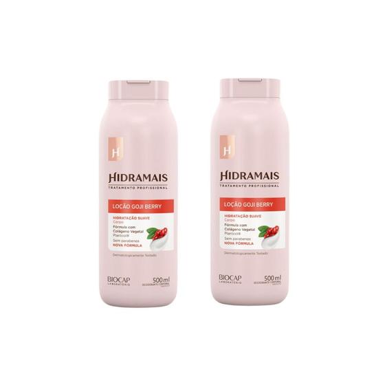 Imagem de Hidratante Corporal Hidramais 500ml Gojiberry - Kit C/ 2un