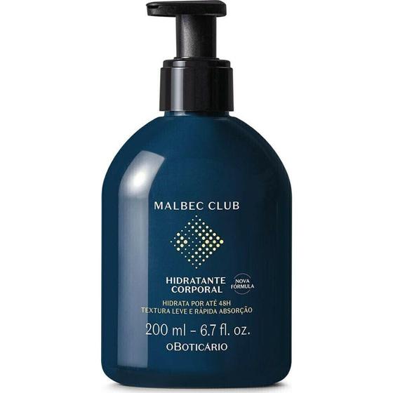 Imagem de Hidratante corporal malbec club 200ml - BOTICARIO