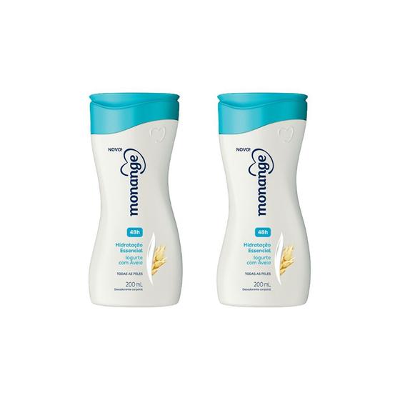 Imagem de Hidratante Corporal Monange 200ml Iogurte C/ Aveia-Kit C/2un
