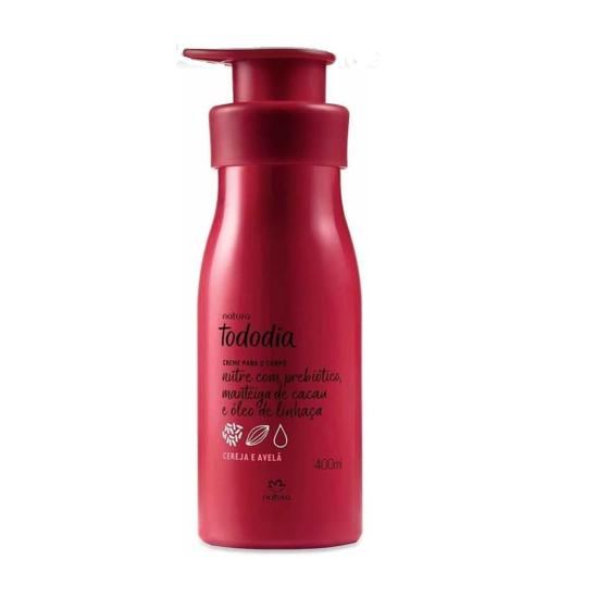 Hidratante Corporal Natura Cereja e Avelã 400ml Menor preço em Hidratante Corporal Natura Cereja e Avelã 400ml