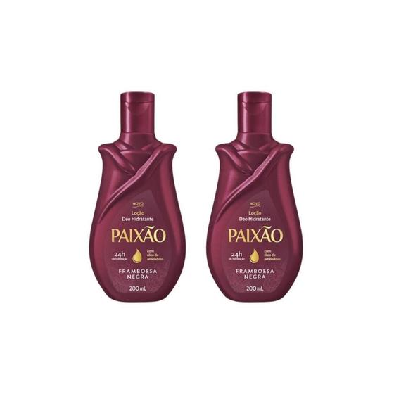 Imagem de Hidratante Corporal Paixao 200Ml Framboesa Negra - Kit C/2Un