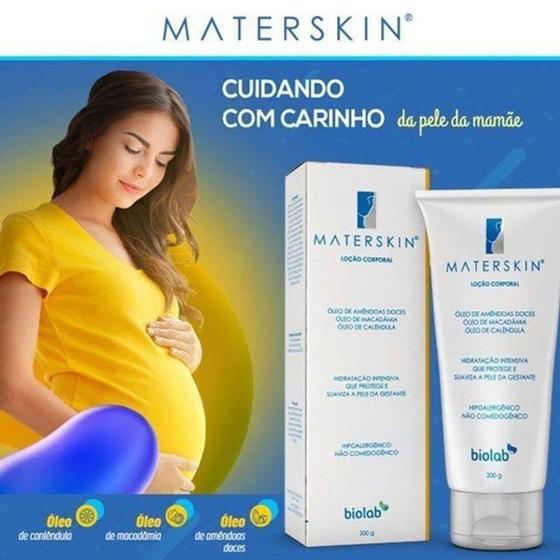 Imagem de Hidratante corporal para gestantes materskin com 200g