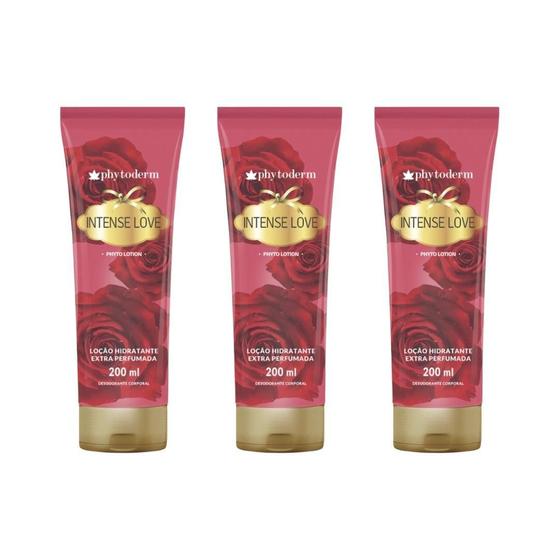 Imagem de Hidratante Corporal Phyto Lotion 200Ml Intense Love- Kit 3Un