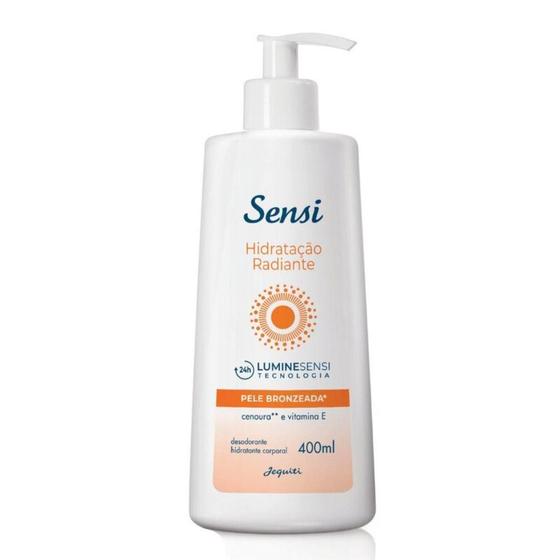Imagem de Hidratante Corporal Sensi Pele Bronzeada 400Ml - Jequiti