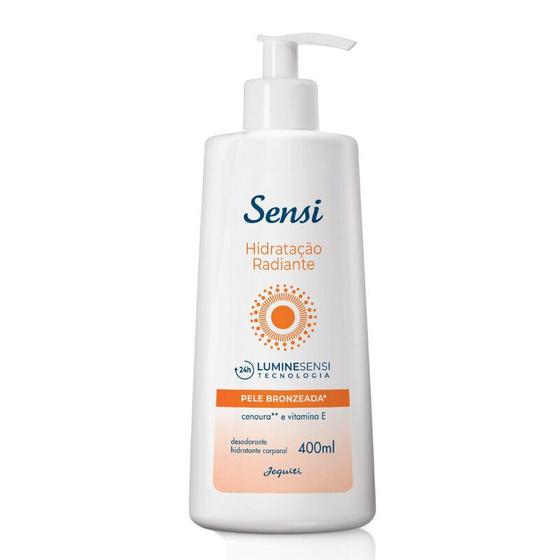 Imagem de Hidratante Corporal Sensi Pele Bronzeada 400ml - Jequiti