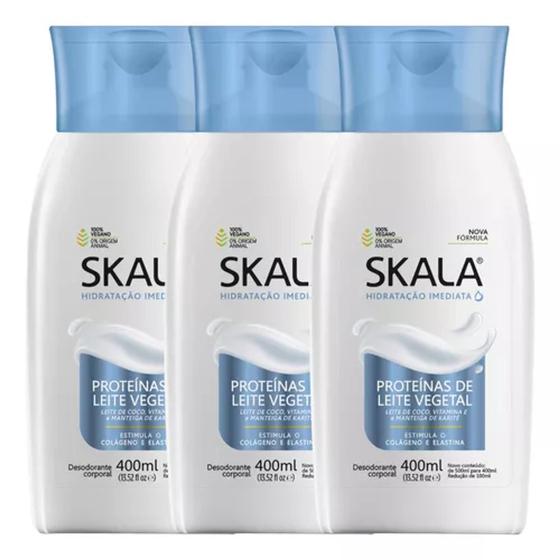 Imagem de Hidratante Corporal Skala Kit Com 3 Fragrâncias - 400ml Cada