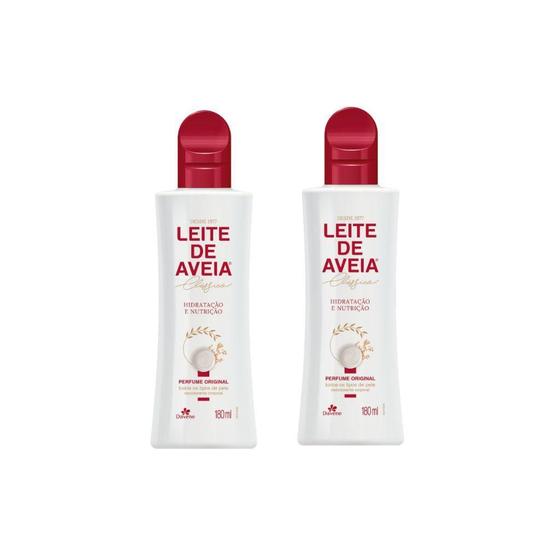Imagem de Hidratante Davene Leite Aveia 180Ml Perf Org - 2Un