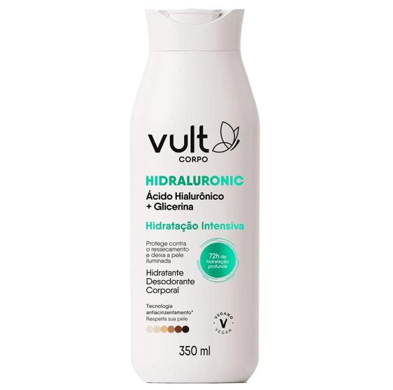 Imagem de Hidratante Desodorante Corporal Vult Corpo Hidraluronic Glicerina 350ml