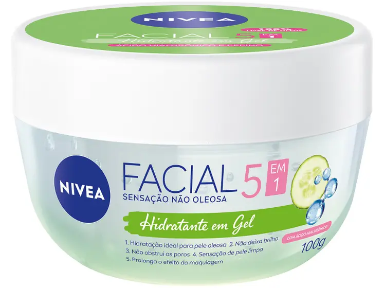 Hidratante Facial em Gel NIVEA Ultraleve 7 em 1 100g