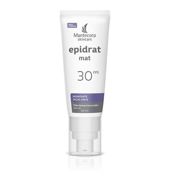 Hidratante Facial Epidrat Mat Sem Cor Fps 30 40ml - Mantecorp Skincare