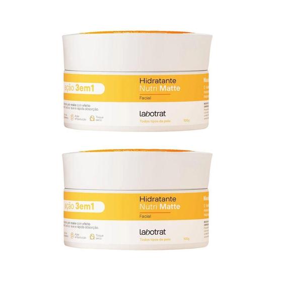 Imagem de Hidratante Facial Labotrat 100G Nutri Matte - Kit Com 2Un