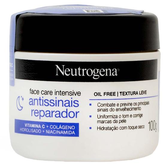 Hidratante Facial Neutrogena Face Care Intensive Antissinais Reparador Menor preço em Hidratante Facial Neutrogena Face Care Intensive Antissinais Reparador