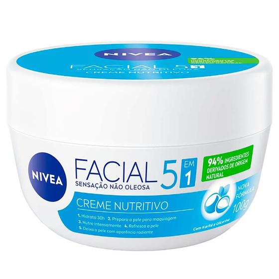 Imagem de Hidratante Facial NIVEA - Creme Facial Nutritivo