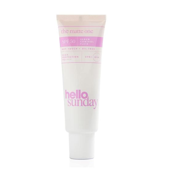 Imagem de Hidratante Hello Sunday The Matte One, fluido de controle de sebo SPF 50