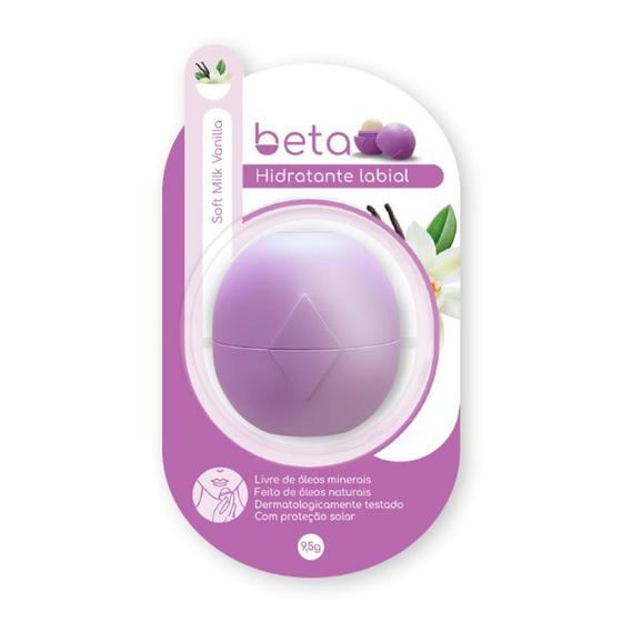 Imagem de Hidratante Labial Beta Baunilha FPS6 com 9,5g