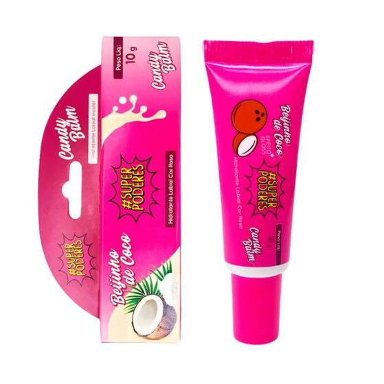 Imagem de Hidratante Labial Candy Balm Beijinho de Coco Super Poderes