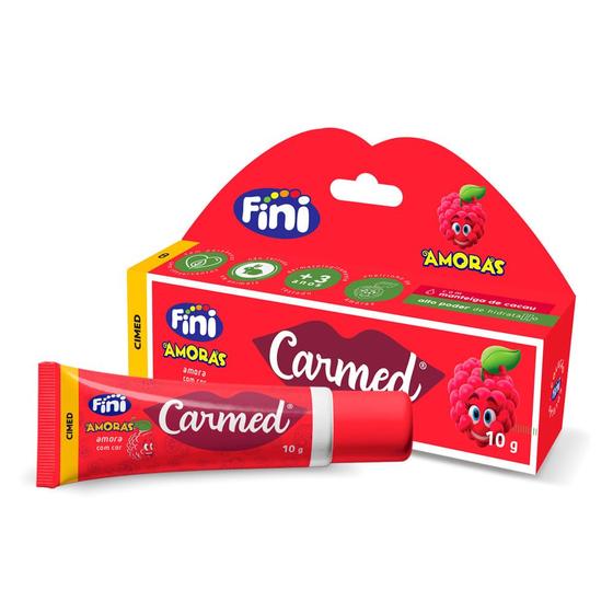 Imagem de Hidratante Labial Carmed Fini Amoras Amora com Cor 10g