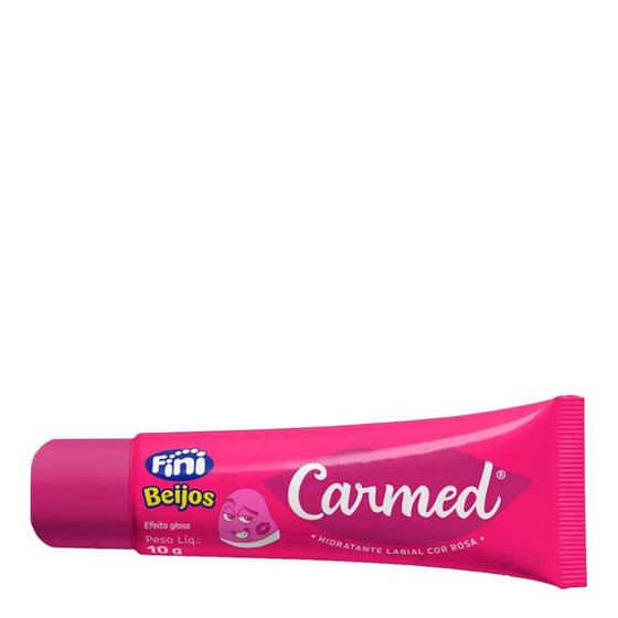 Imagem de Hidratante Labial Carmed Fini Beijos Com Cor Efeito Gloss 10g