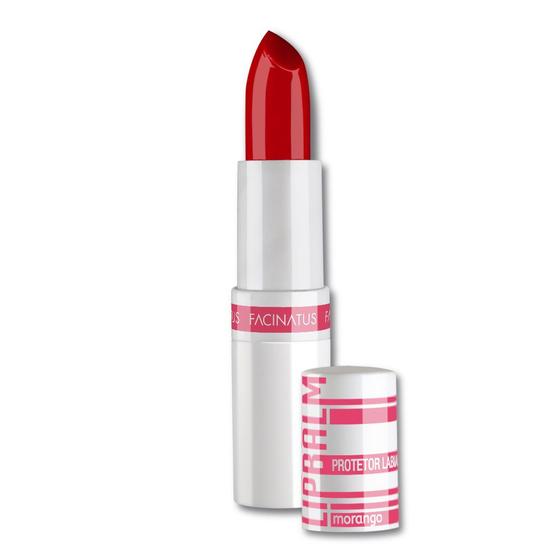 Imagem de Hidratante Labial Sabor Morango P/ Lábios Ressecado Lip Balm