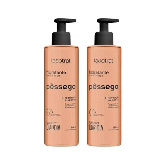 Imagem de Hidratante Labotrat 190Ml Pessego - Kit Com 2Un