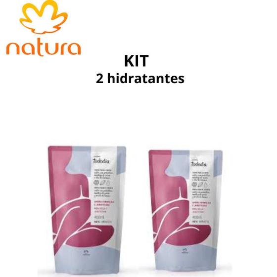 Imagem de Hidratante natura refil 400ml amora vermelha e jabuticaba-2 unidades